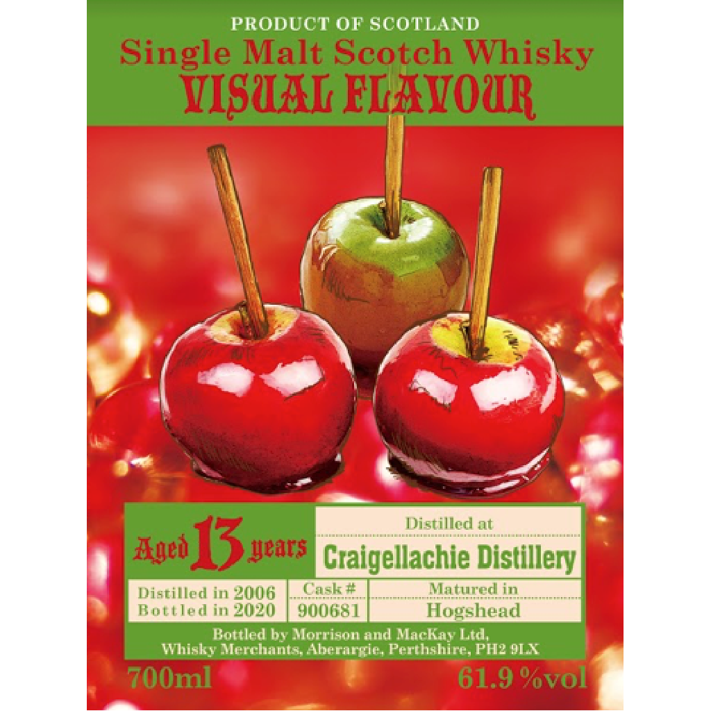 ヴィジュアルフレーバー クライゲラキ 13年 06 ホグスヘッド 700ml 61 9 サトー酒店