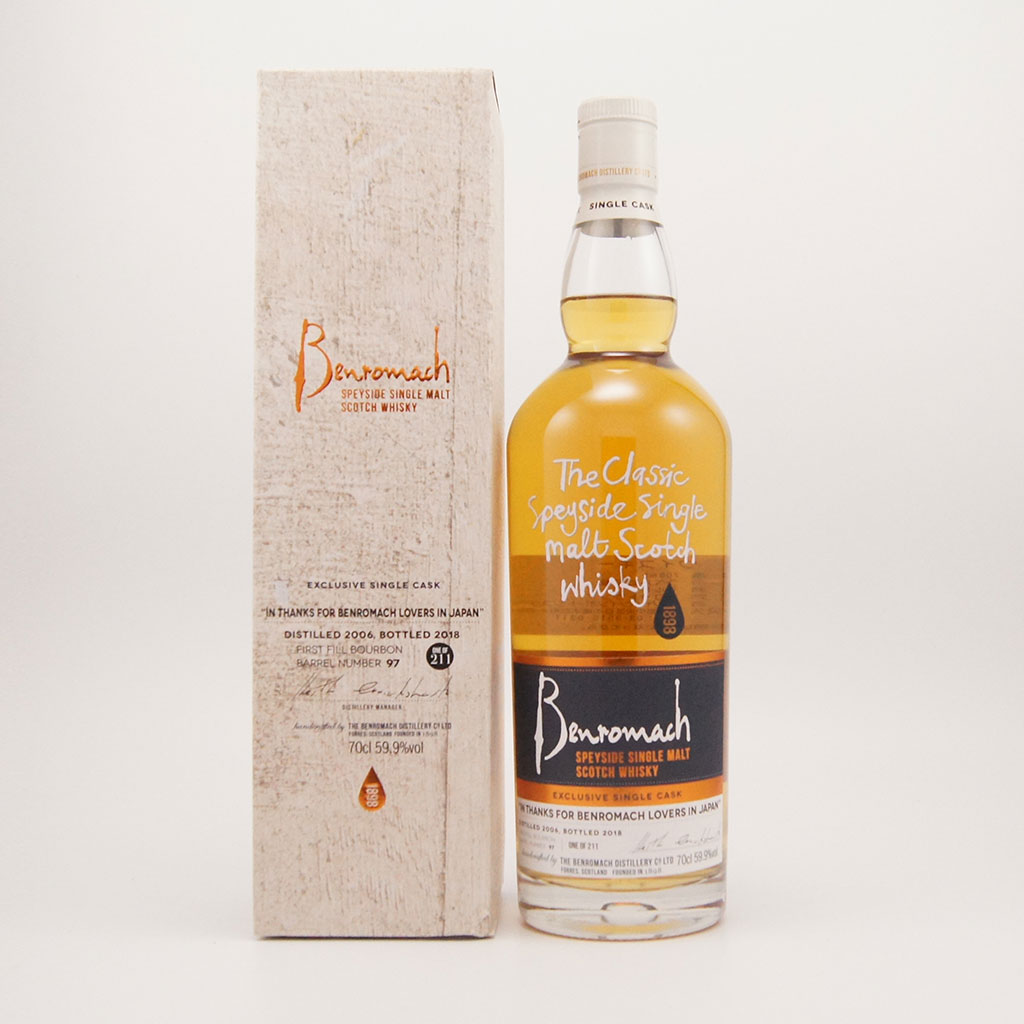 ベンロマック シングルカスク 12年 2006 FOR JIS 700ml 59.9％ | サトー酒店